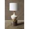 Hello Honey® 27" White & Gold Ceramic Table Lamp